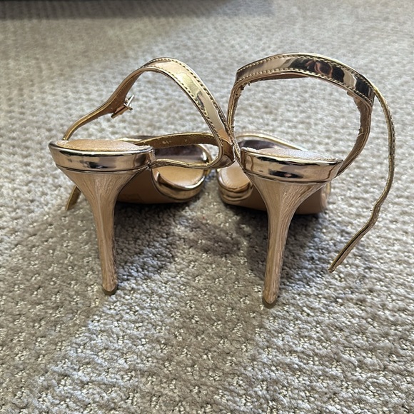 METALIC HEELS size 35 high 10cm NEW - Picture 3 of 3